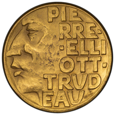 Canada 1969 Trudeau Prime Minister's Dinner Medal - Dora De Pedry-Hunt