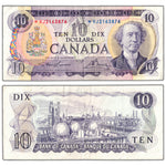 $10 1971 Bank of Canada Note *VJ Replacement Prefix BC-49cA - VF