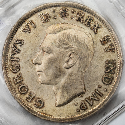 Canada 1937 $1 Silver Dollar Coin - ICCS MS-62