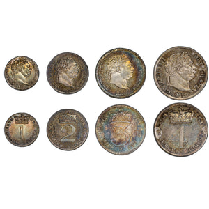 SOLD Great Britain 1820 4-Coin Maundy Silver Coin Set - George III