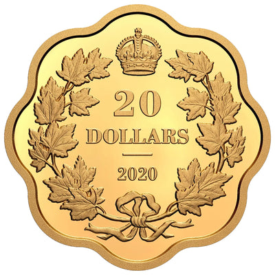 Canada 2020 $20 Iconic Maples Leaves .9999 Fine Silver Coin