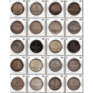 SOLD Lot of 20 Canada 1939 $1 Silver Dollar Coins - Parliament Building Commemorative