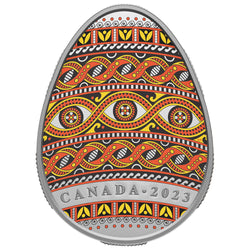 Canada 2023 $20 Pysanka Egg .9999 Fine Silver Coin