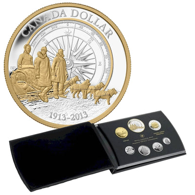 Canada 2013 Canadian Arctic Expedition Deluxe .9999 Fine Silver Proof Set