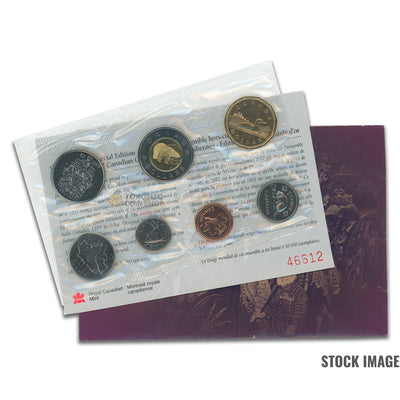 Canada 2002 Jubilee 7-Coin PL Proof-Like Mint Coin Set - Envelope + COA
