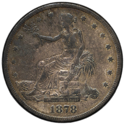 SOLD United States 1878-S $1 Seated Liberty Trade Dollar Silver Coin