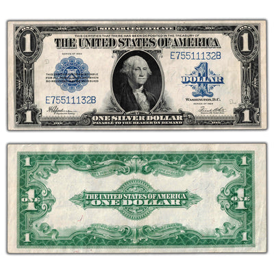 SOLD United States 1923 $1 Silver Certificate Note Fr #237 - VF+