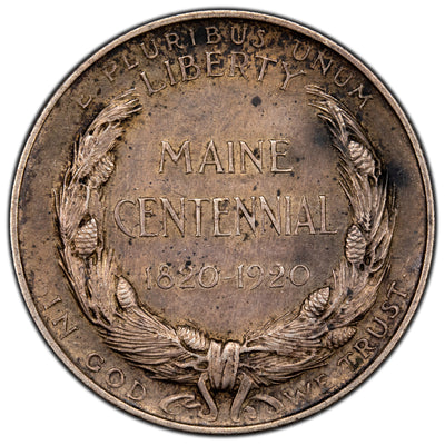 United States 1920 Maine Centennial 50 Cents Half Dollar Coin