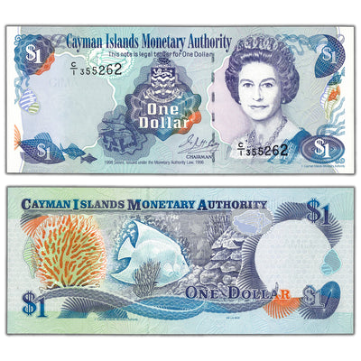 Cayman Islands 1998 $1 One Dollar Note P #21a - Ch UNC