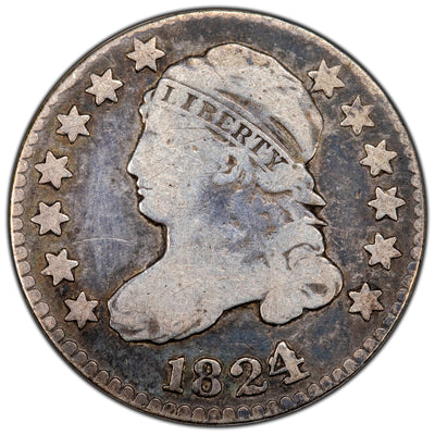 SOLD United States 1824 4/2 Overdate 10 Cents Capped Bust Dime Silver Coin