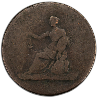 Lower Canada 1820 Crude Halfpenny Token LC-57A2