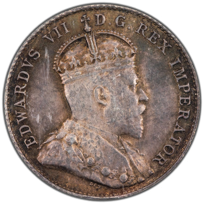 Canada 1904 10 Cents Dime Silver Coin - ICCS MS-64