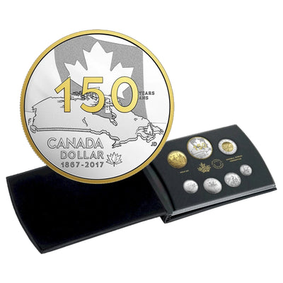 Canada 2017 150th Our Home & Native Land Proof Set .9999 Fine Silver Coins (lt. toned)