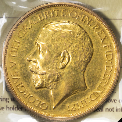 SOLD Great Britain 1911 5 Pounds Gold Coin - ICCS Proof PF-60