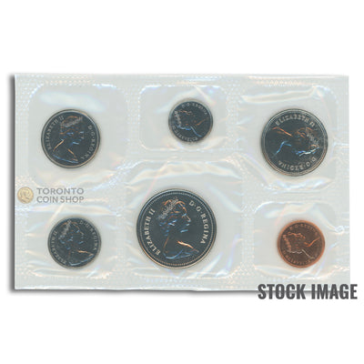 Canada 1978 Round Jewel 6-Coin PL Proof-Like Mint Coin Set - Plastic Only