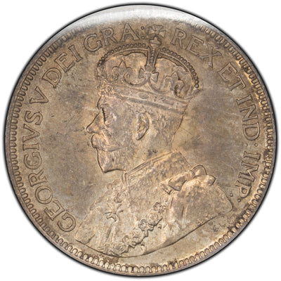 SOLD Canada 1917 25 Cents Quarter Silver Coin - ICCS MS-65