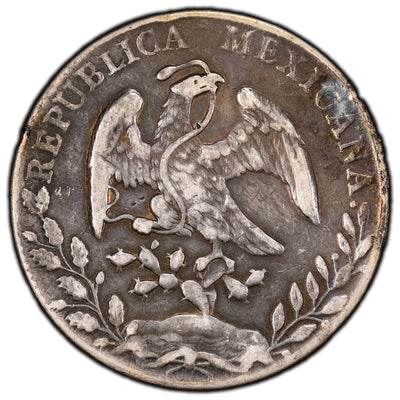 SOLD Mexico 1890 Pi-MR 8 Reales Silver Coin