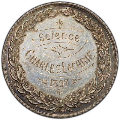 Scotland Ca. 1897 Paisley Grammar School Silver Medal 45mm