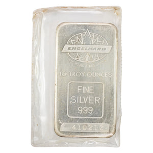SOLD Engelhard TD Bank 10oz .999 Fine Silver Bar - Sealed