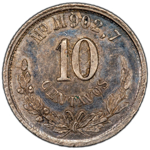 SOLD Mexico 1879 Mo M 10 Centavos Silver Coin
