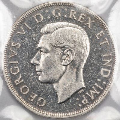 SOLD Canada 1947 Pointed 7 4xHP $1 Silver Dollar Coin - ICCS MS-62