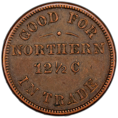 United States Seward Alaska Good For 12 1/2 Cents Trade Token