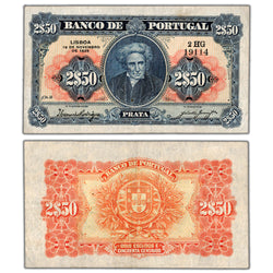 Portugal 1925 2 1/2 Escudos Note P #127 - F/VF