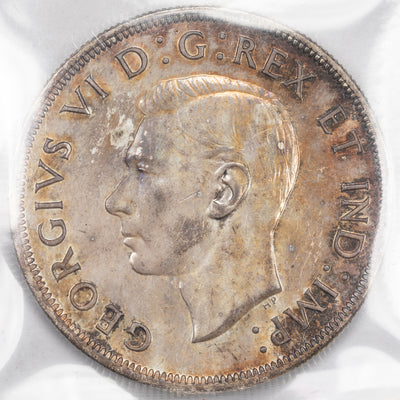 SOLD Canada 1945 $1 Silver Dollar Coin - ICCS MS-62