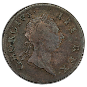 Ireland 1766 1/2d Halfpenny Coin SP #6612