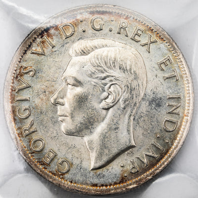 SOLD Canada 1938 $1 Silver Dollar Coin - ICCS MS-63