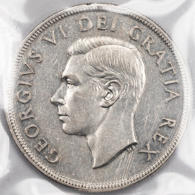 SOLD Canada 1948 $1 Silver Dollar Coin - Key Date - ICCS EF-40