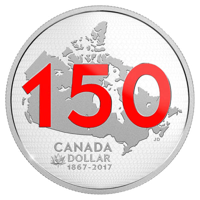 Canada 2017 150th Our Home & Native Land Silver Dollar Proof Set