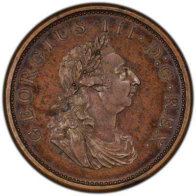 SOLD Ireland 1805 1 One Penny Coin - Lightly Handled Proof