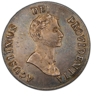 SOLD Mexico 1822-1823 Fantasy Issue 8 Reales Coin 41mm