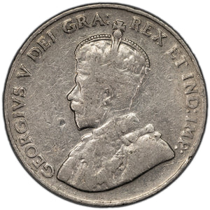 SOLD Canada 1925 5 Cents NIckel Coin - Key Date - VG