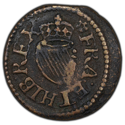 Ireland 1603-26 James I Farthing Coin S-6521