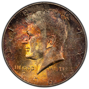 SOLD United States 1964 50 Cents Half Dollar Silver Coin - Nice Tone!