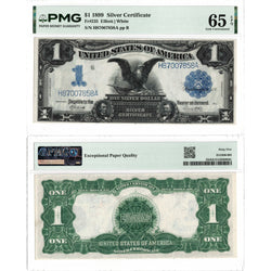 United States 1899 $1 Silver Certificate "Black Eagle" Note Fr. 235 - PMG Gem UNC-65 EPQ
