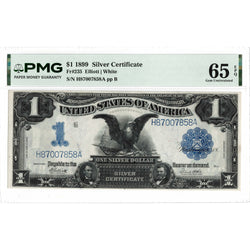 United States 1899 $1 Silver Certificate "Black Eagle" Note Fr. 235 - PMG Gem UNC-65 EPQ