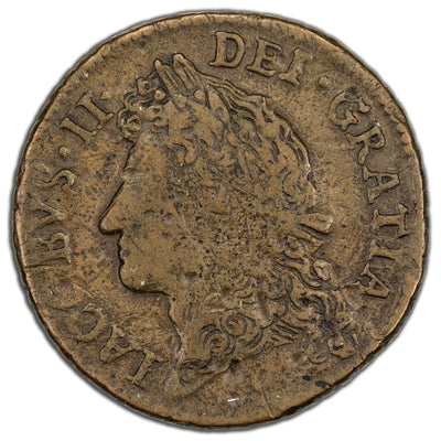 SOLD Ireland June 1690 Half Crown Gun Money Coin SP #6580B