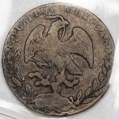 SOLD Mexico 1863 Mo-CH 4 Four Reales Silver Coin KM #375.6 - ICCS VF-20