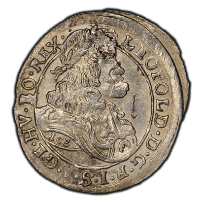 SOLD Hungary 1700-NB 1 Poltura Silver Coin EH #1093b