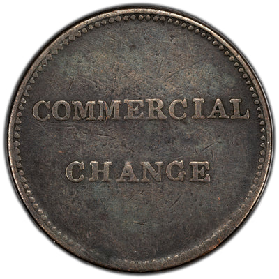 Lower Canada ND Commercial Change Token LC-59B1 - Damaged