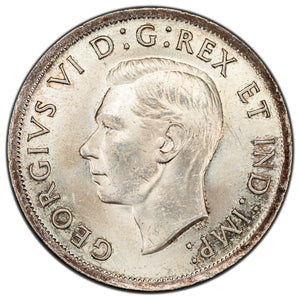 SOLD Canada 1939 2xHP $1 Silver Dollar Coin - Choice UNC