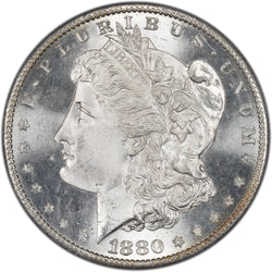 SOLD United States 1880-S $1 Morgan Silver Dollar Coin - PCGS MS-65 Rattler