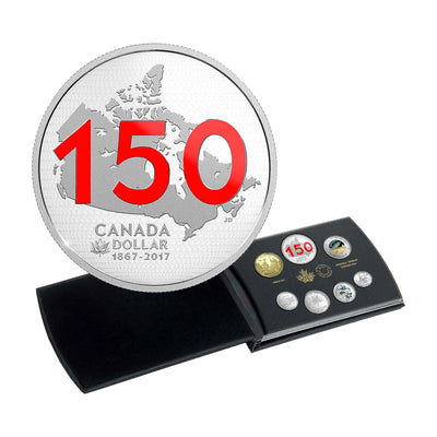 Canada 2017 150th Our Home & Native Land Silver Dollar Proof Set