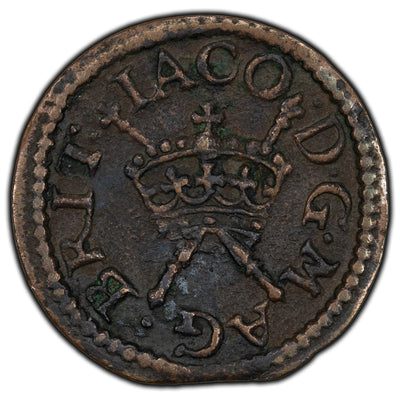 Ireland 1603-26 James I Farthing Coin S-6521