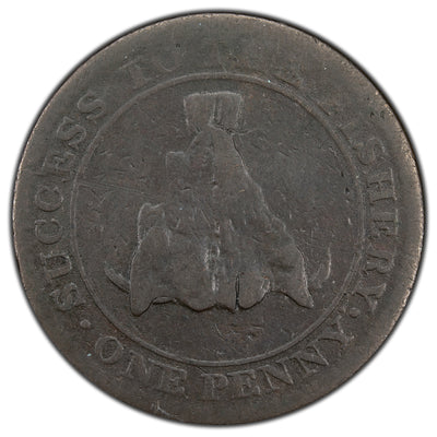 SOLD Lower Canada 1815 Magdalen Island One Penny Token LC-1 Br. 520