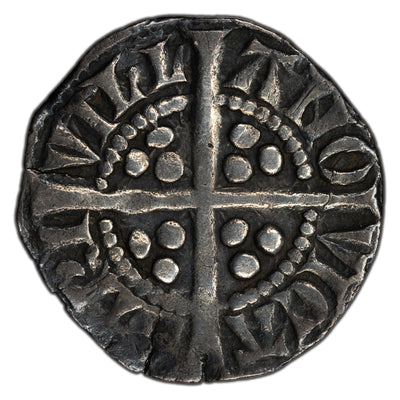 SOLD Great Britain Edward I 1280-1 Class 3c Newcastle upon Tyne Penny Silver Coin S #1428
