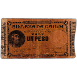 SOLD Puerto Rico 1895 1 One Peso Note P #7c - Circulated